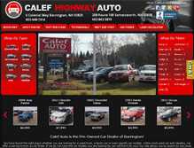 Tablet Screenshot of calefauto.com